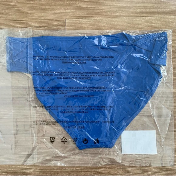 Tommy Bahama Pearl High Waist Side Shirred Bikini Bottoms in Cobalt Sea - Picture 4 of 7